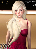 =DeLa*= Mesh Hair "Inga" Light Browns
