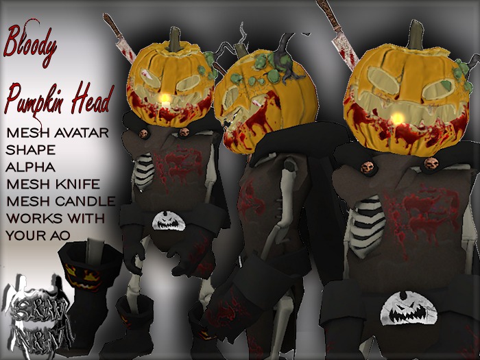 S&W BLOODY PUMPKIN HEAD AVATAR