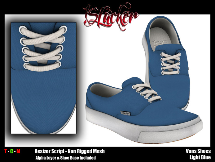 [!SL] Vans Shoes - Light Blue