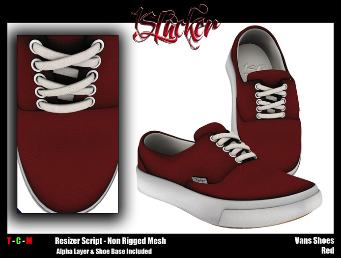 [!SL] Vans Shoes - Red