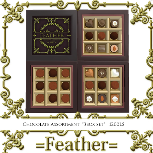 =Feather=Chocolate fatpack9(brown)