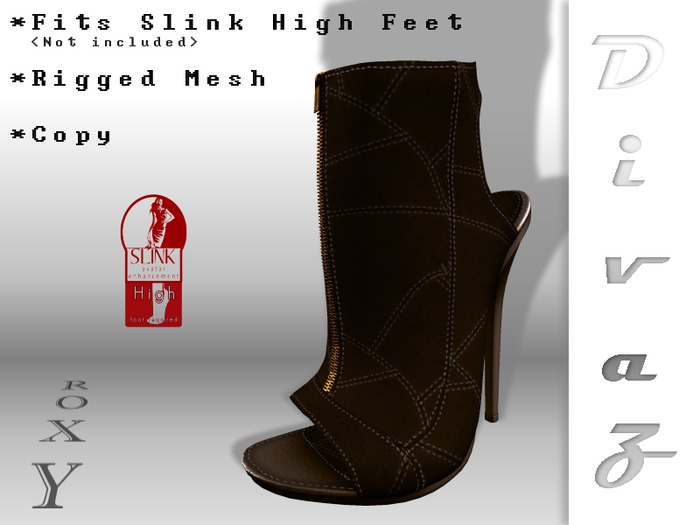 :D_Z: Glam 01 Chalk White (Slink Mid) (Rigged Mesh)