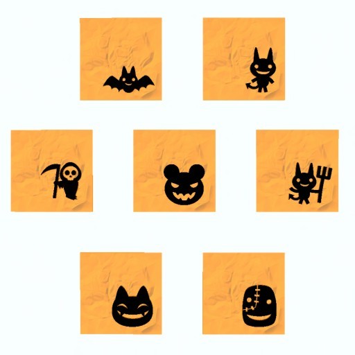ZZ * Halloween Window Silhouettes