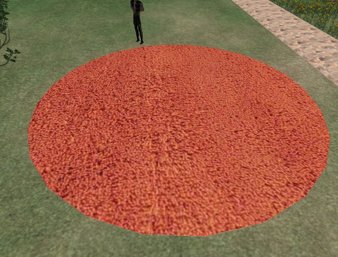 1 Prim Rounded Rug Fluffy Shag Rust Any Size carpet  home decoration business