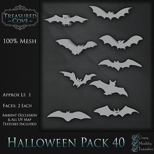 -TC- Halloween Pack 40 Mesh 50% Discount!!