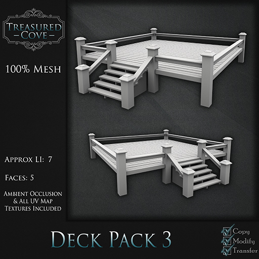 -TC- Deck Pack 3 Mesh 50% Discount!!
