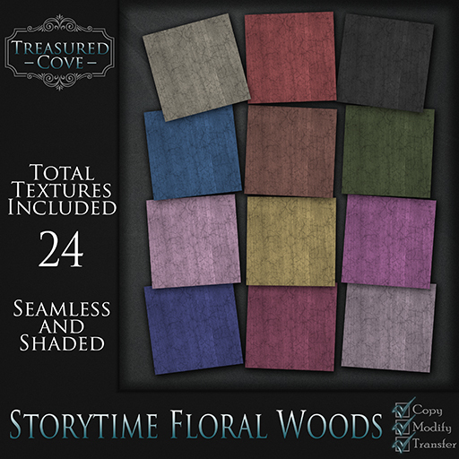-TC- Storytime Floral Woods Textures 50% Discount!!