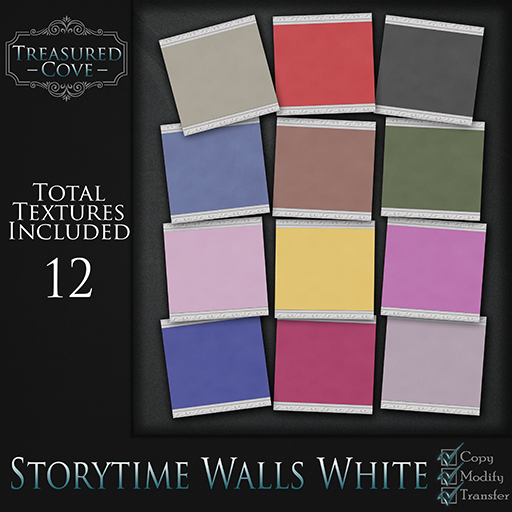 -TC- Storytime Walls White Textures 50% Discount!!