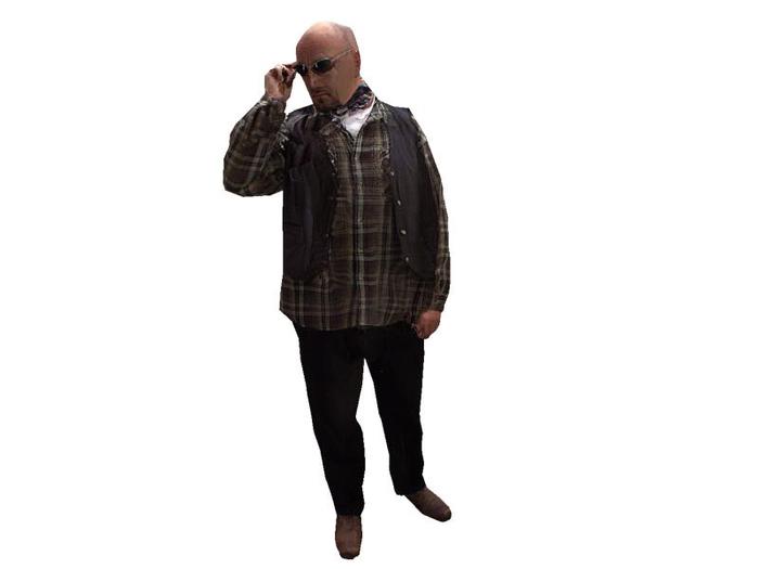 Old biker  8 prims