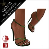 JCD Qiana Purple Rigged Mesh Heels (Slink HIGH) box