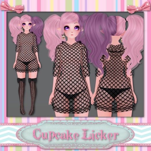 Cupcake Licker~(Fishnet)krankhaus/Kemono Hoodie Texture Mod