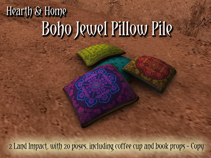 ~H&H~ Boho Jewel Pillow Pile [Boxed]