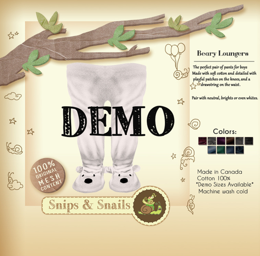 .S&S. Patched Sweats - DEMO