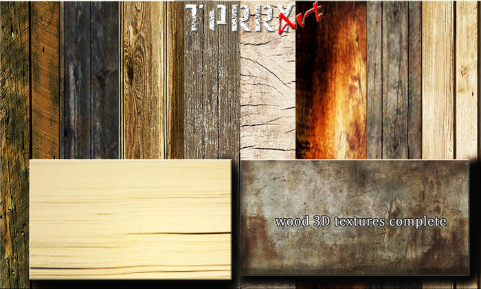 wood textures complete 3D