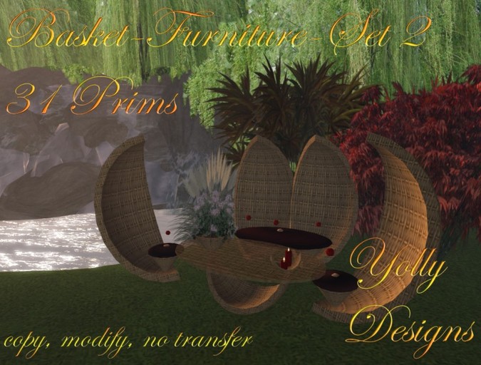 Basket  Furniture Set