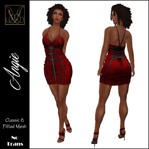 JCD Angie Blue Mesh Dress (Boxed)