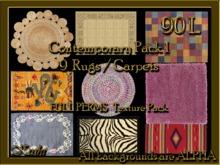 !Kushi! Contemporary Rugs Pack 1 High Resolution Full Perm Textures