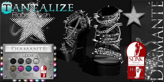 :Diamante: Tanatalize - High Feet - Rigged