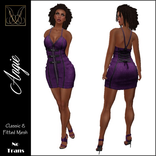 JCD Angie Blue Mesh Dress (Boxed)
