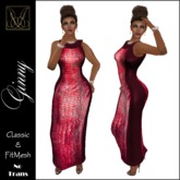 JCD Ginny White Mesh & FitMesh Formal (bagged)