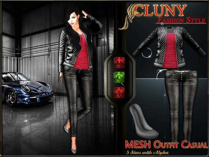 =C.F.S= Mesh outfit casual