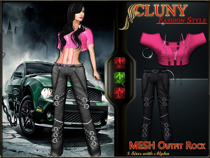 =C.F.S= Mesh outfit rock