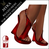 DEMO Myka Rigged Mesh Heels (Slink HIGH)