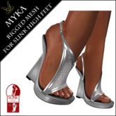 DEMO Myka Rigged Mesh Heels (Slink HIGH)