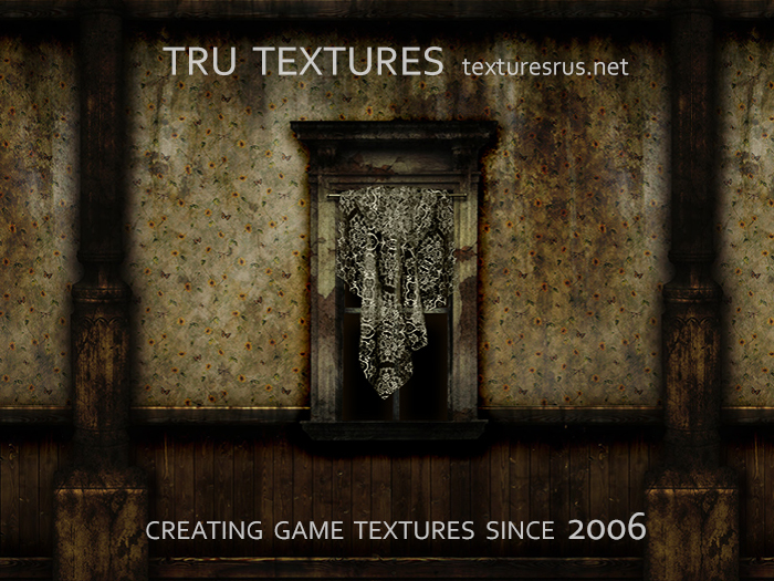 12941: 32 x The Skeleton Key *Transparent Windows* Add On Texture Set - 1024 x 1024 Pixels 