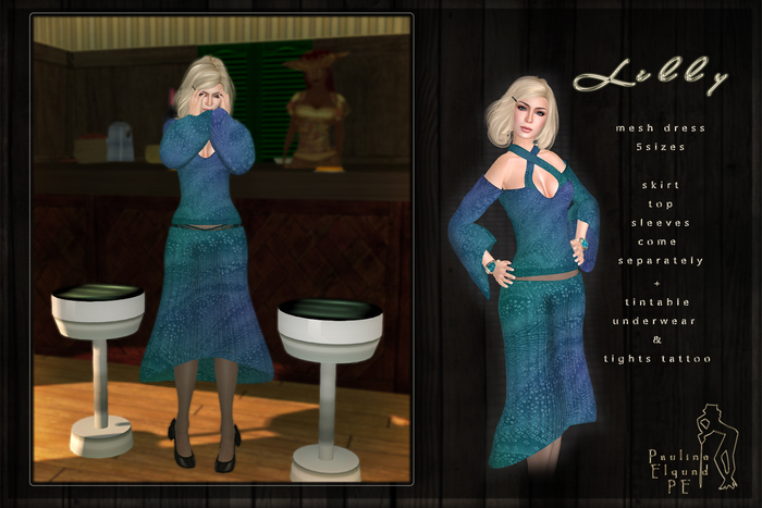 PE - Lilly blue - box