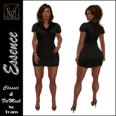 JCD Essence Black Classic&Fitmesh Dress