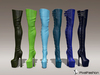 Vanina boots mesh blue green colors