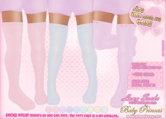 :*BABY*: { SMB } Long Socks