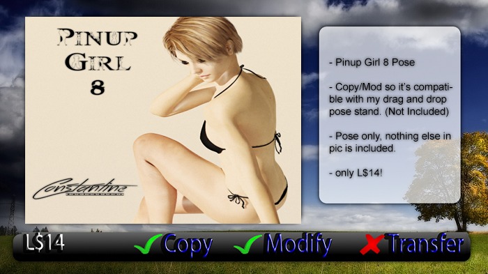 -CP- Pinup Girl 8 Pose