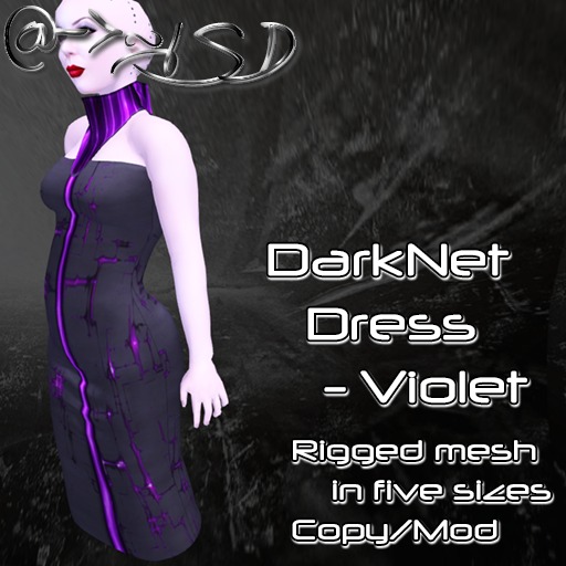 @->~ISD DarkNet Dress ~ Violet [Wear]