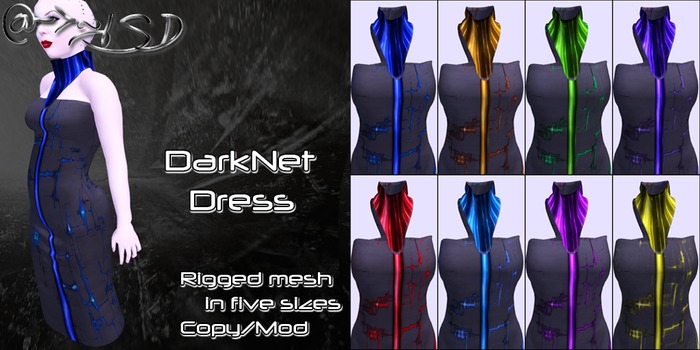 @->~ISD DarkNet Dress Pretty Face Pack [Wear]