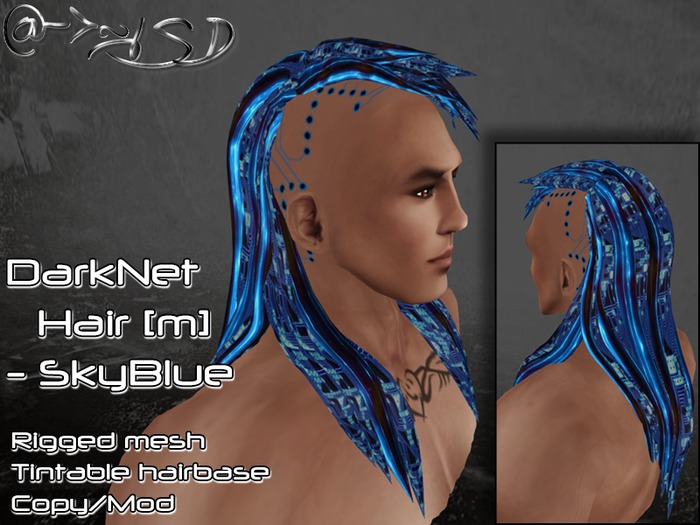 @->~ISD DarkNet Dress ~ Blue [Wear]