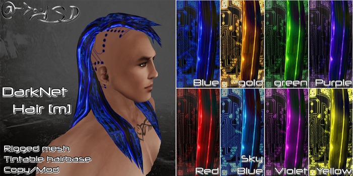 @->~ISD DarkNet Dress Pretty Face Pack [Wear]