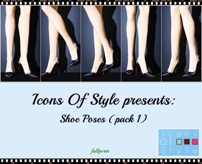 IOS Shoe Poses  -  Pack 1 (fullperm)