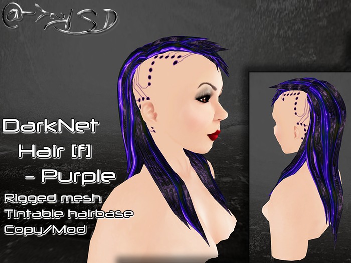 @->~ISD DarkNet Dress ~ Blue [Wear]