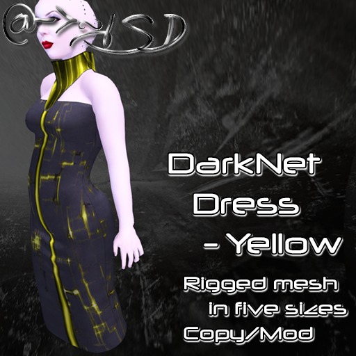 @->~ISD DarkNet Dress ~ Yellow [Wear]