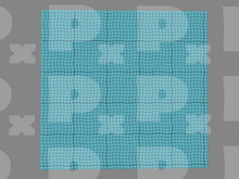 Swimming pool floor texture - tiny wavy tiles