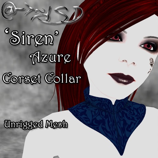 @->~ISD Siren Collar ~ Azure [Wear]