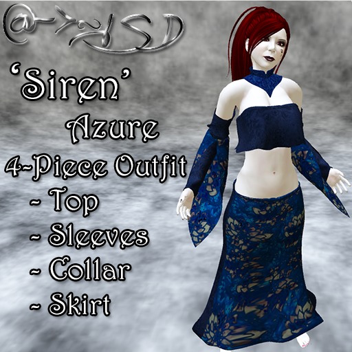 @->~ISD Siren Outfit ~ Azure [Wear]