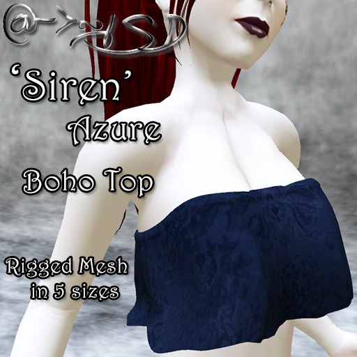 @->~ISD Siren Top ~ Azure [Wear]