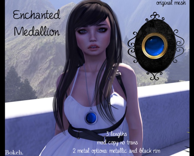 Enchanted Medallion '' (mesh) - Bokeh