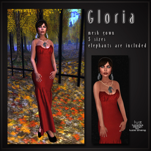 LUZ - Gloria red lace - vendor