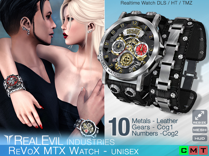 **RE** ReVoX MTX Watch * MESH * Unisex * (*ReVoX Collection*)
