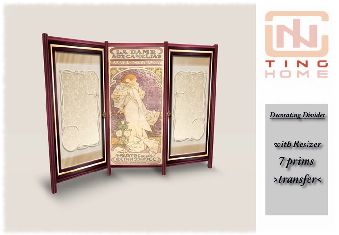 .:TGH Decorative Divider "La Dame" with Resizer