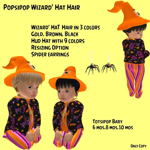 Topsipop Wizard' Hat Hair